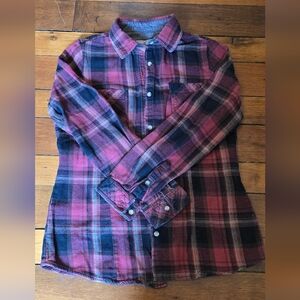 Legendary Whitetails Kids Plaid Shirt - Red and Black